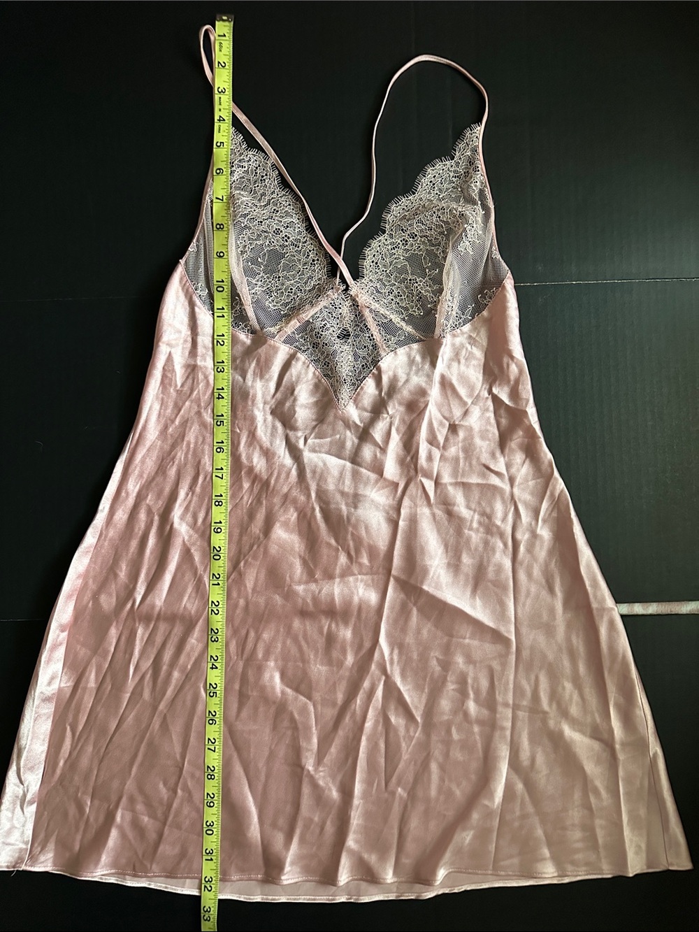 Victoria’s Secret Silky Chemise / Lace-Trim Slip - Dusty Pink - Picture 5 of 14